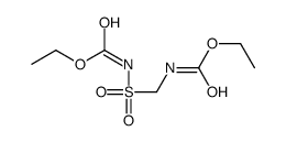 ethyl N-[(ethoxycarbonylamino)methylsulfonyl]carbamate结构式