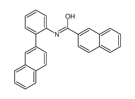N-(2-naphthalen-2-ylphenyl)naphthalene-2-carboxamide结构式