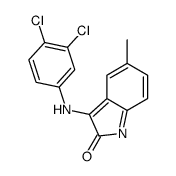 3-(3,4-dichloroanilino)-5-methylindol-2-one Structure