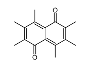 2,3,4,6,7,8-hexamethylnaphthalene-1,5-dione结构式