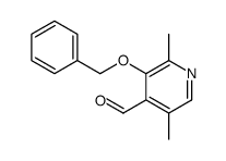 2,5-dimethyl-3-phenylmethoxypyridine-4-carbaldehyde结构式