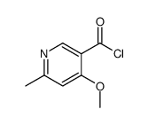 4-methoxy-6-methylpyridine-3-carbonyl chloride Structure