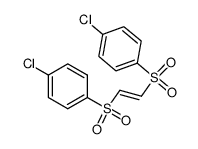 (E)-1,2-bis(4-chlorophenylsulphonyl)ethylene结构式
