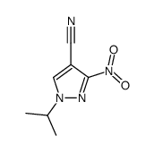 3-nitro-1-propan-2-ylpyrazole-4-carbonitrile Structure