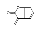 (3aS,6aS)-3-methylidene-6,6a-dihydro-3aH-cyclopenta[b]furan-2-one结构式