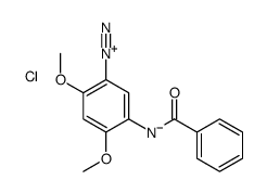 5-benzamido-2,4-dimethoxybenzenediazonium,chloride Structure