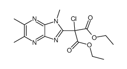 chloro-(1,5,6-trimethyl-1H-imidazo[4,5-b]pyrazin-2-yl)-malonic acid diethyl ester Structure