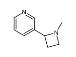 3-(1-methyl-azetidin-2-yl)-pyridine结构式