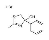 2-methyl-4-phenyl-5H-1,3-thiazol-4-ol,hydrobromide结构式