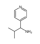 2-Methyl-1-(4-pyridyl)-1-propylamine Structure