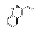 2-bromo-3-(2-chlorophenyl)prop-2-enal结构式