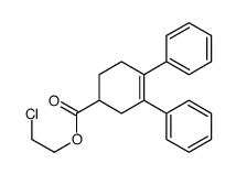 2-chloroethyl 3,4-diphenylcyclohex-3-ene-1-carboxylate Structure