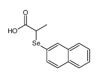 2-naphthalen-2-ylselanylpropanoic acid结构式