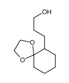3-(1,4-dioxaspiro[4.5]decan-6-yl)propan-1-ol结构式