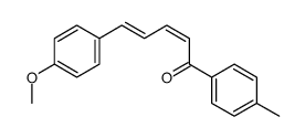 5-(4-methoxyphenyl)-1-(4-methylphenyl)penta-2,4-dien-1-one结构式
