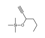 hex-1-yn-3-yloxy(trimethyl)silane结构式