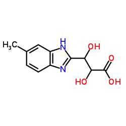 2,3-dihydroxy-3-(5-methyl-1H-benzimidazol-2-yl)propanoic acid结构式