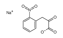 sodium 3-(o-nitrophenyl)pyruvate structure