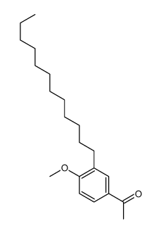 1-(3-dodecyl-4-methoxyphenyl)ethanone结构式