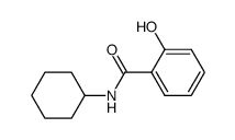 N-cyclohexyl-2-hydroxybenzamide Structure