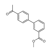METHYL 4'-ACETYL-[1,1'-BIPHENYL]-3-CARBOXYLATE Structure