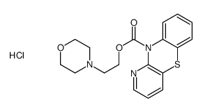 2-morpholin-4-ylethyl pyrido[3,2-b][1,4]benzothiazine-10-carboxylate,hydrochloride Structure