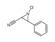 (2R,3R)-1-chloro-3-phenylaziridine-2-carbonitrile Structure