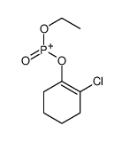 (2-chlorocyclohexen-1-yl)oxy-ethoxy-oxophosphanium结构式