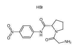 glycyl-L-proline p-nitroanilide hydrobromide结构式