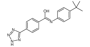 N-(4-tert-butylphenyl)-4-(2H-tetrazol-5-yl)benzamide结构式