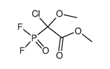 [methoxy(methoxycarbonyl)chloromethyl]phosphonic difluoride结构式