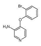 4-(2-bromo-phenoxy)-pyridin-3-ylamine Structure