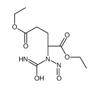 diethyl (2S)-2-[carbamoyl(nitroso)amino]pentanedioate Structure