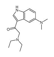 2-(diethylamino)-1-[5-(dimethylamino)-1H-indol-3-yl]ethanone Structure