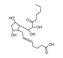 13,14-dihydroxy-15-ketoprostaglandin F2alpha结构式