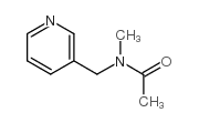 N-methyl-N-(pyridin-3-ylmethyl)acetamide Structure