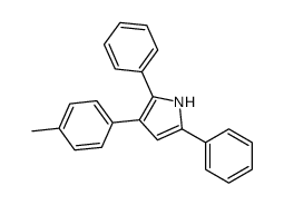 3-(4-methylphenyl)-2,5-diphenyl-1H-pyrrole结构式
