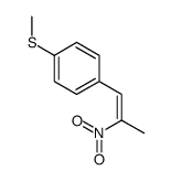 1-methylsulfanyl-4-(2-nitroprop-1-enyl)benzene Structure