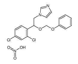 1-[2-(2,4-dichlorophenyl)-2-(phenoxymethoxy)ethyl]imidazole,nitric acid结构式
