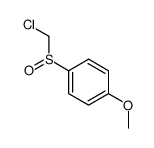 1-(chloromethylsulfinyl)-4-methoxybenzene Structure