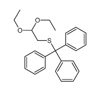 [2,2-diethoxyethylsulfanyl(diphenyl)methyl]benzene结构式