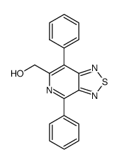 4,7-diphenyl-6-hydroxymethyl-1,2,5-thiadiazolo[3,4-c]pyridine Structure