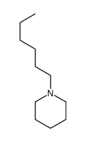 1-hexylpiperidine Structure
