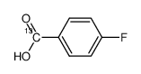 4-fluoro[α-13C]benzoic acid Structure