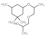 2-Propanol,1-[2-[(3,3,5-trimethylcyclohexyl)oxy]propoxy]- Structure