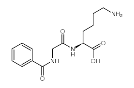 Hippuryl-Lys-OH Structure