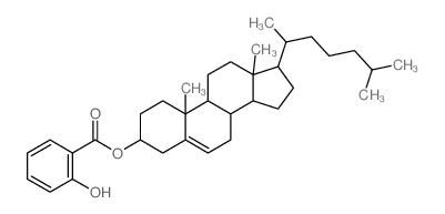 [10,13-dimethyl-17-(6-methylheptan-2-yl)-2,3,4,7,8,9,11,12,14,15,16,17-dodecahydro-1H-cyclopenta[a]phenanthren-3-yl] 2-hydroxybenzoate Structure