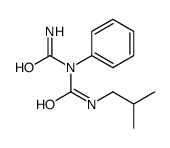 1-carbamoyl-3-(2-methylpropyl)-1-phenylurea Structure