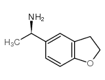 5-Benzofuranmethanamine, 2,3-dihydro-α-methyl-, (αR)- Structure