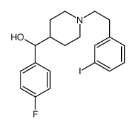 (4-fluorophenyl)-[1-[2-(3-iodophenyl)ethyl]piperidin-4-yl]methanol Structure